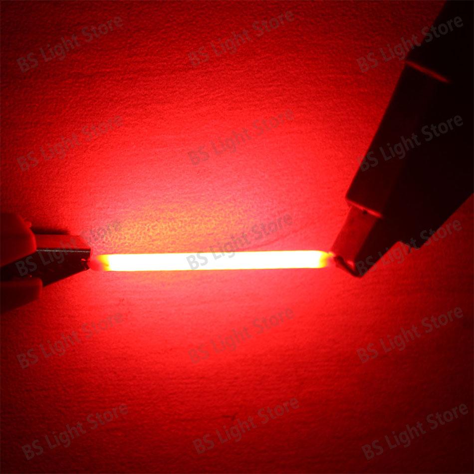 10-900pcs LED Filament 38mm 3V 2200k Warm White Pink Red Blue Green Purple Edison Light Bulb DIY Home Lighting Light Source