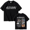Rapper Aleman Trendy New Album Tour 2025 Pop Graphic Men Women Hip Hop Cozy Oversized Fashion T Shirt Casual Tshirts Streetwear