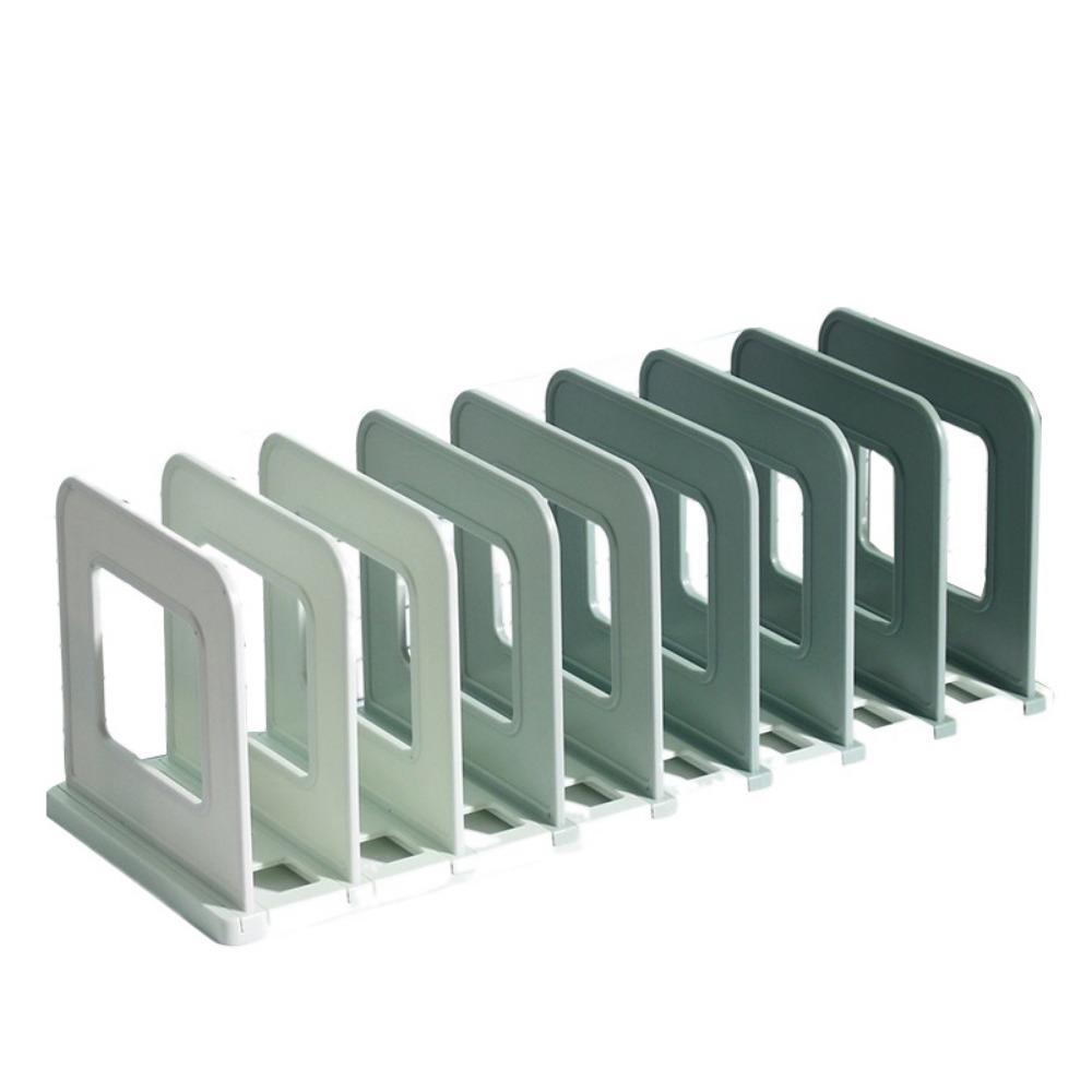 Non-slip Desktop Book Stand Adjustable Vertical Book Holder File Storage Bookshelf  Documents
