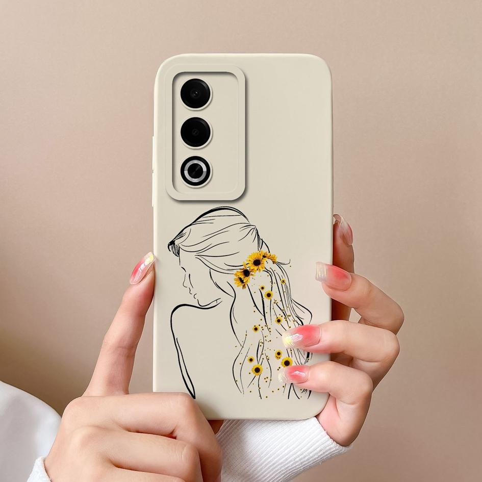 

Чехол для OPPO Realme 12 13 Pro Plus A3X K12X C63 жидкий силиконовый противоударный защитный чехол для телефона противоскользящий личный чехол для девочек и мальчиков для OPPO Realme 13+ 5G