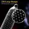 MIO Condoms 40 Pcs Ultra Thin Natural Latex Large Particle Dotted Spikes Condoms