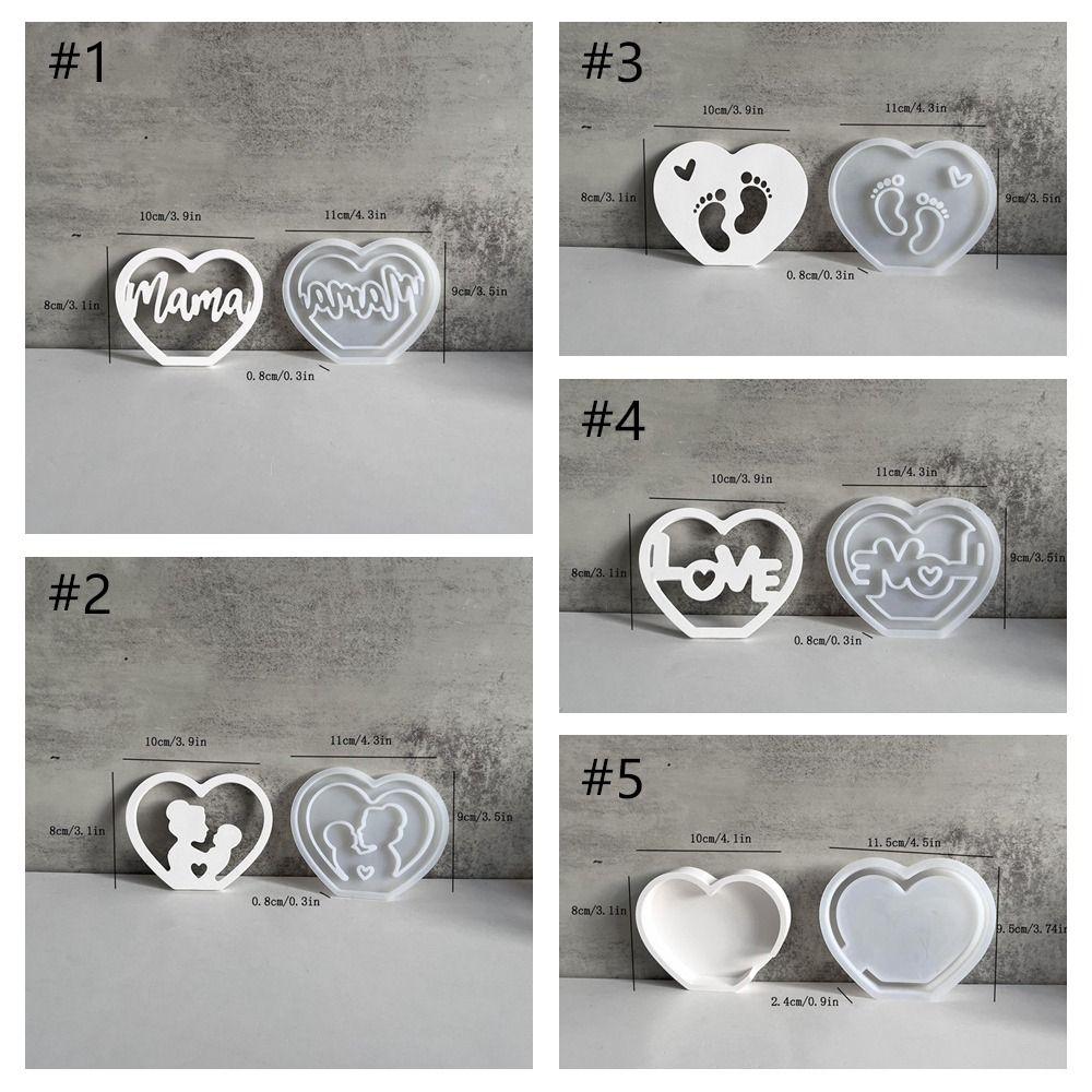 Hollow Atmosphere Lamp Mold DIY Crafts Mama Letter Love Mold  Party Favors