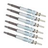 6pcs Diesel Engine Glow Plug 0250402002 12237786869 For BMW 1 3 5 6 7 Series E81 E46 E60 E61 E63 E90 X3 X5 X6 E53 E70