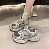 Nouvelles chaussures d'été pour femmes de la station européenne, chaussures de sport décontractées polyvalentes à semelle épaisse en maille