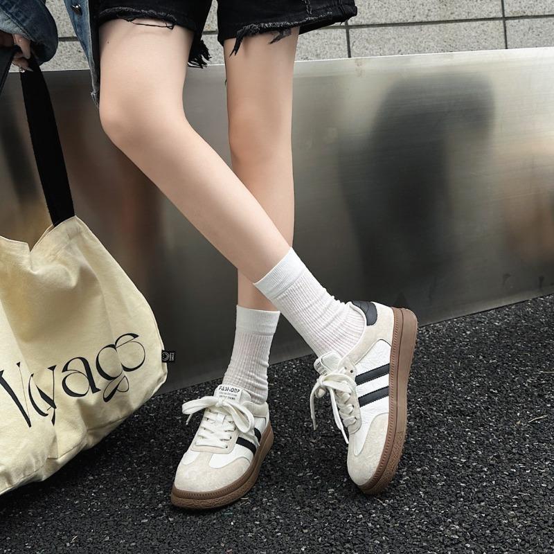 Leather women's autumn new thick-soled heightening sports shoes casual versatile little white shoes fashion board shoes