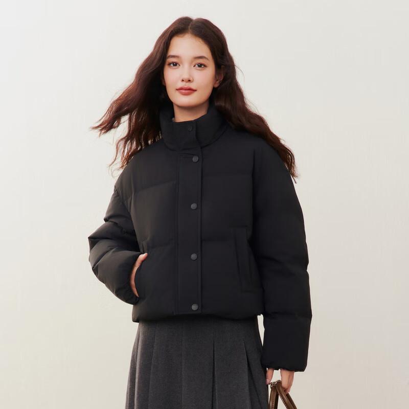 Ledian Women's Stand-Up Collar Loose Fit Down Vest