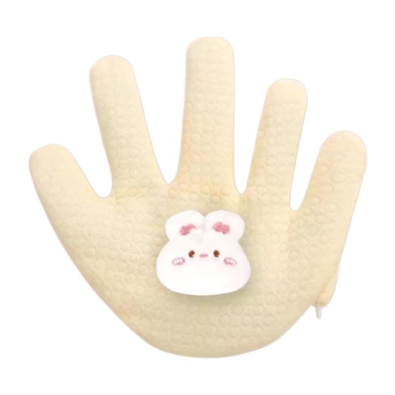 Soothing Pressure Pillow Cartoon Anti-Anxiety Hand Glove for Infant Comfortable Soothes Hand Pillow Anti-scare
