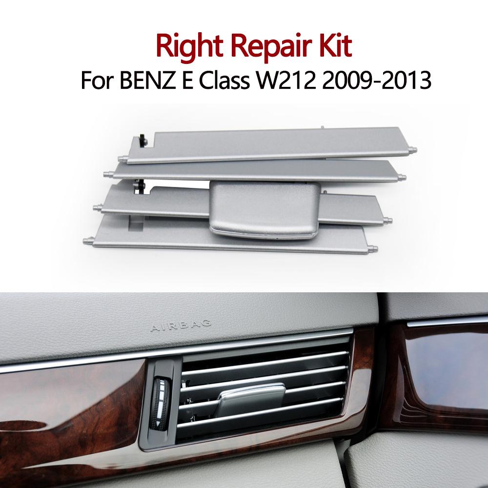 Car Front Dashboard Left Right Middle Air Vent Grille Repair Kit For Mercedes Benz E Class W212 E350 E550 2009 2010 2011 2012