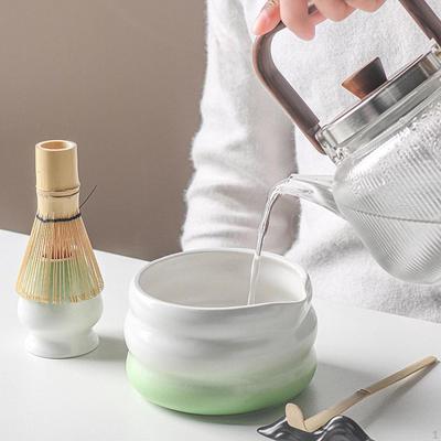 Zestaw Matcha Miska z Dzióbkiem Pomysł na Prezent Tradycyjny Japoński Zestaw Do Parzenia Herbaty dla Przyjaciół