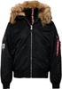 Alpha Industries Ma-1 Hooded Arctic Winter Jacket (128110) Black