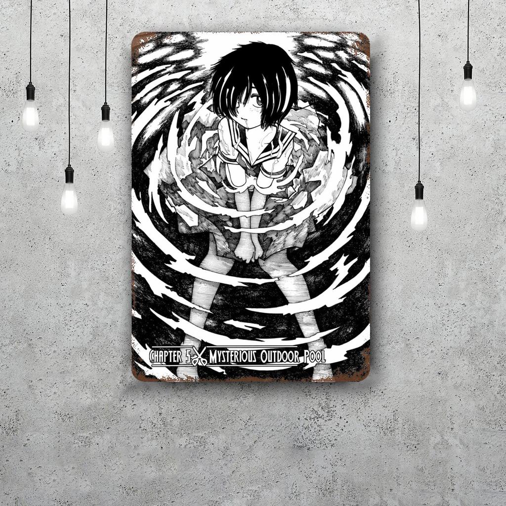 mysterious girlfriend x cartoon Vintage Metal Tin Signs Posters Decor Retro Metal Plaque Wall Art Decor for Garage Bar