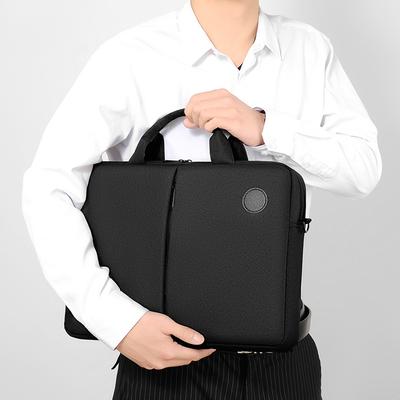 15,6-Zoll Unisex Stilvolle und Schlichte Business-Aktentasche, Strapazierfähiges Oxford-Gewebe Leichtgewichtige Pendler-Computertasche