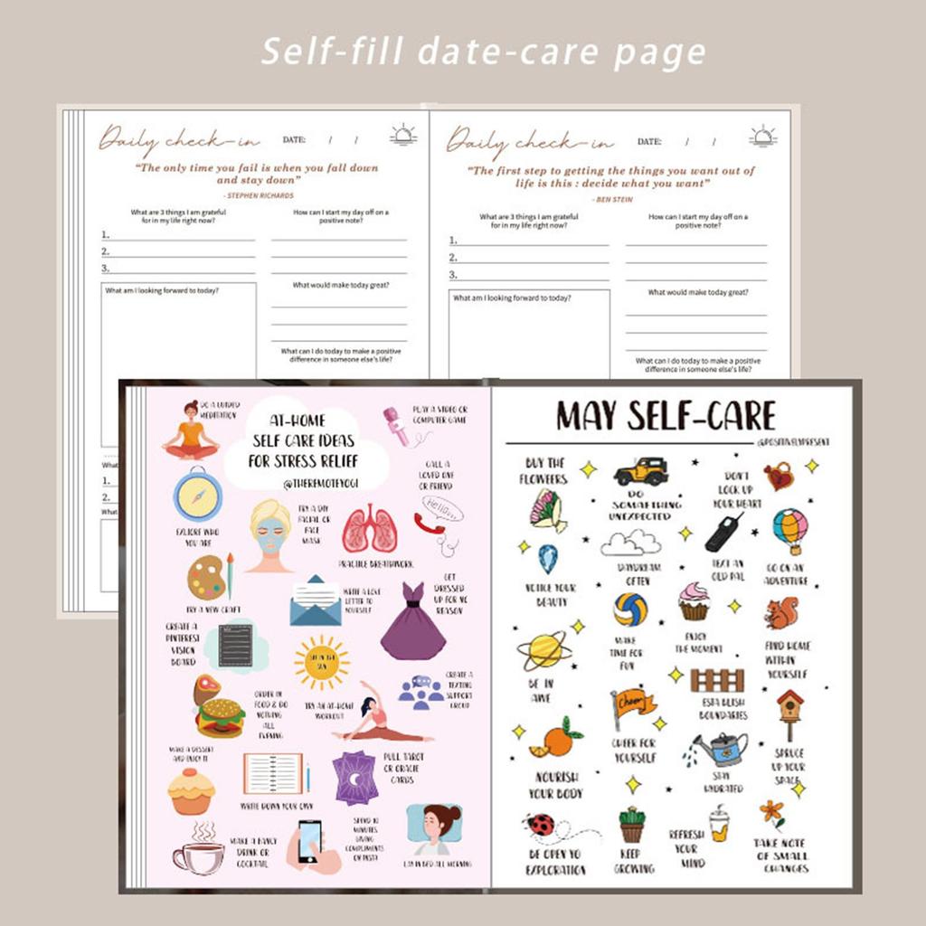 Daily Reflection Journal, Gratitude Journal, Mental Health Journal