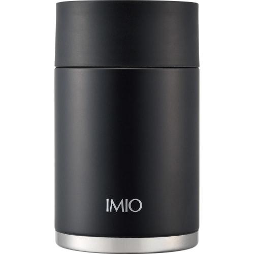 Wahei Freiz Imio Compact Lunch Pot, 300ml, Black, Vacuum Insulated, Keeps Food Hot and Cold, IM-0014