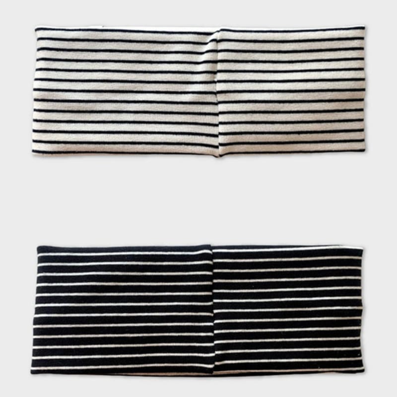Unfold Hairband Stripe Hairband (2 Colors)