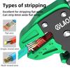 LAOA Wire Stripper Tools Cable Cutting Nippers Adjustable Electrician Pliers LA322026 LA324124 Flat Wire Duckbill Stripping Tool