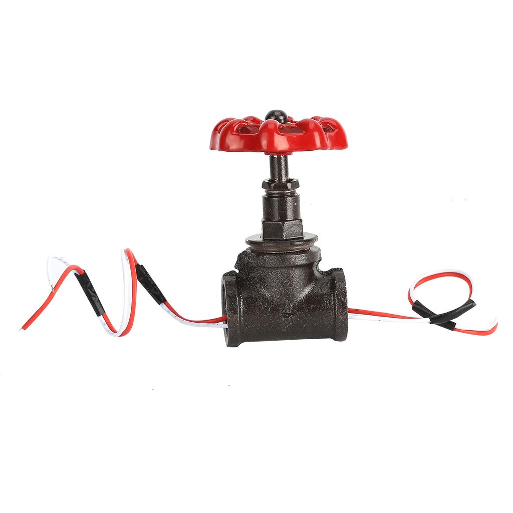 Retro Steampunk Style G1/2in Stop Valve Light Switch with Wire for Water Pipe Lamp Vintage Lamp