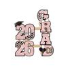 Class of 2026 Graduation Yard Sign, Stake Decoration for Outdoor Celebration
