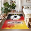 Crystal Velvet Rug Custom Name Text, Soft Non Slip Floor Mat Home DecorGermany National Football Team
