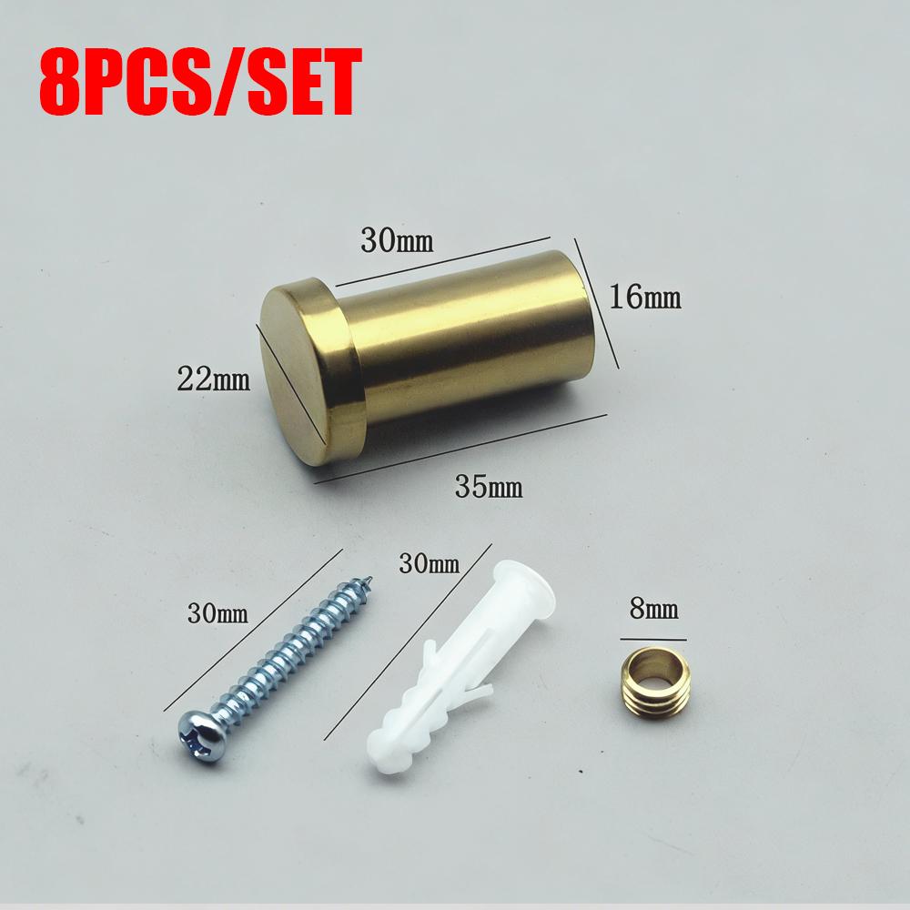 Cylindrical Coat Hook with Screw Wall Rack Hook Hanger for Towel Key Bag Robe Bathroom Hardware Hanging Clothes Single Hook