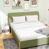 Set Of 2 Nightstands Bedside Table With 2 Drawers And Open Shelves Modern Style 39 X 28 X 41 Cm White