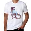 Dinosaur In A Lab Coat Tshirt Functional Casual Short Sleeve Tee Tshirt