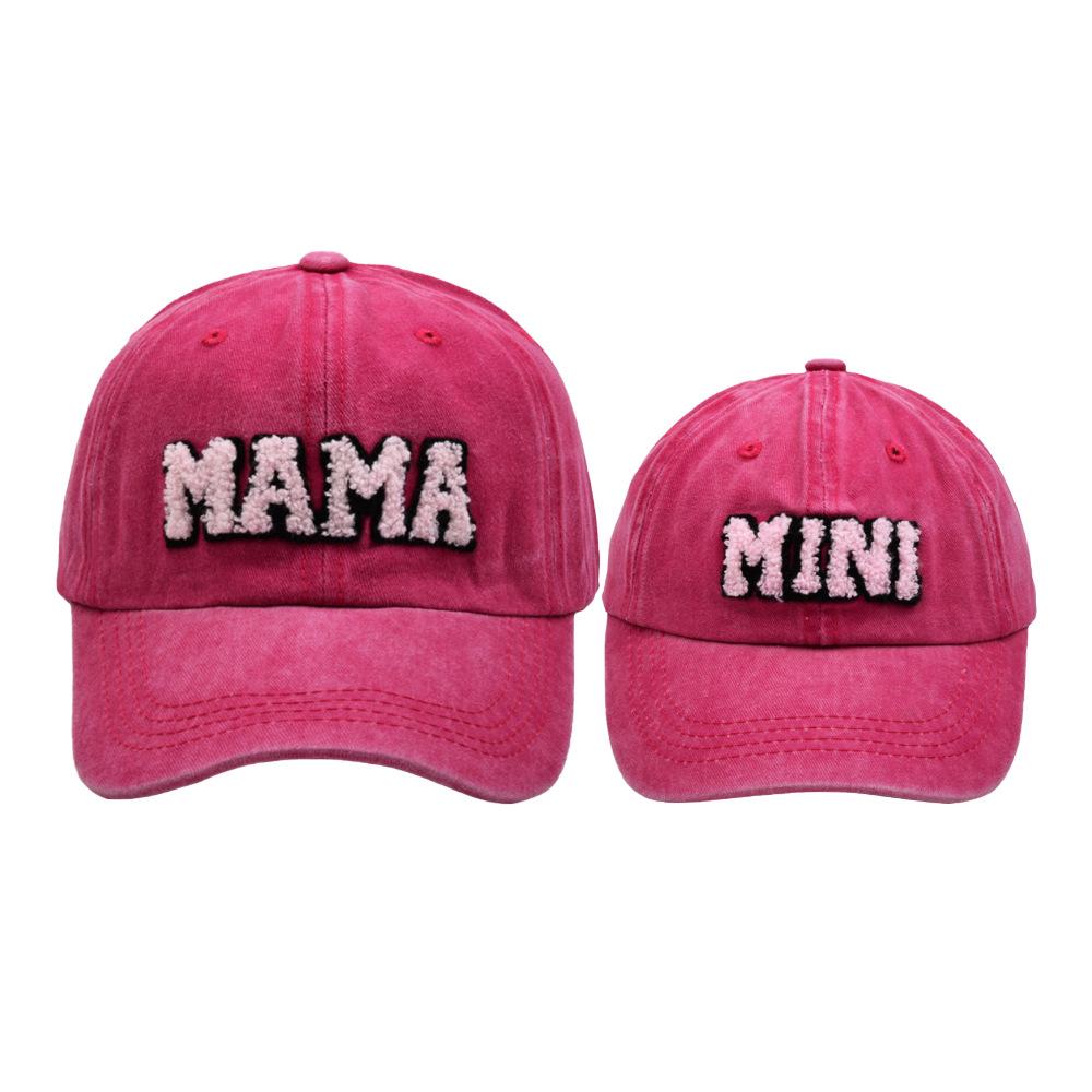 

New Cool Mama Mini Women Children Kids Cap Sets Spring Summer Outdoor Lady Female Boy Girls Baseball Cap For Women One Size