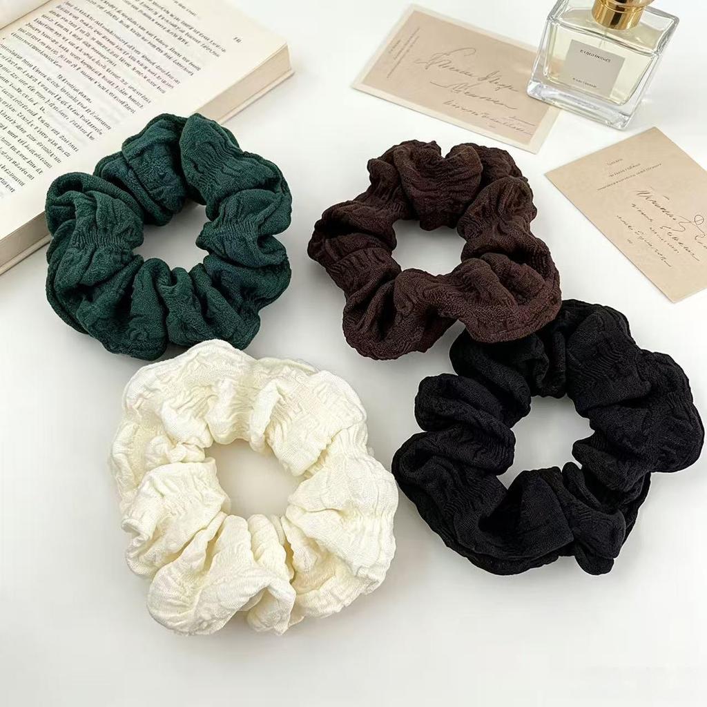 Korean Style Large Intestine Hair Tie – 2024 New High-End Bun Pig Rubber Band for Women