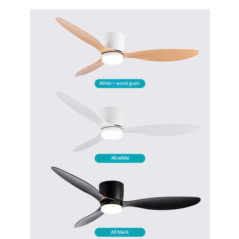 42"/52" Household Electric Ceiling Fan Light New Inverter Ceiling Fan Lamp Bedroom LED Lighting Ceiling Fan