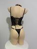 Mesh Bodysuit & G-string Set with Boning - Bestseller