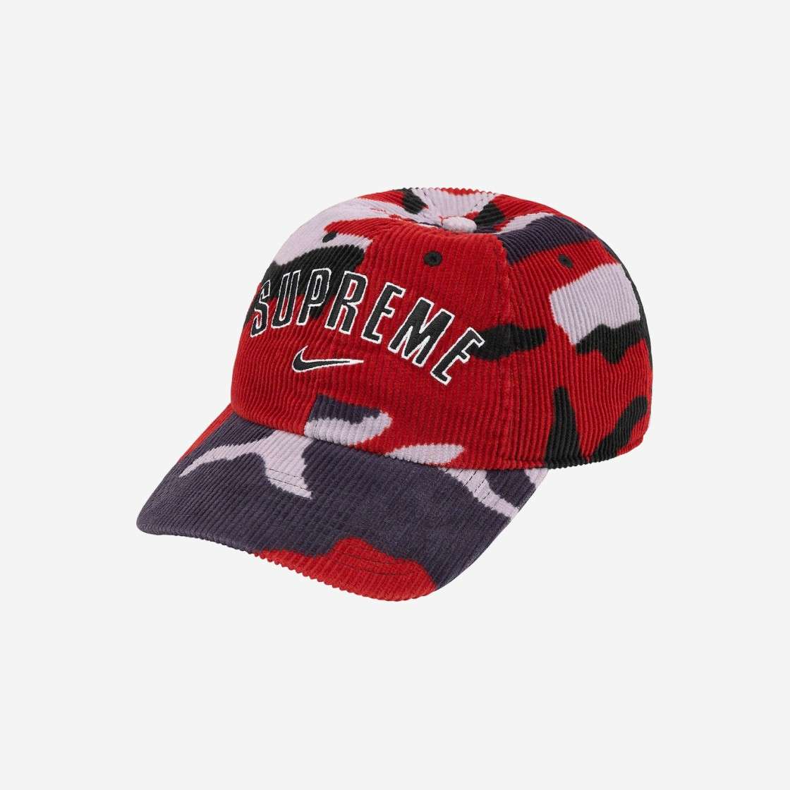 

Кроссовки Supreme x Nike Arc Corduroy с 6 панелями, красные камуфляжные 22SS DM9048-689