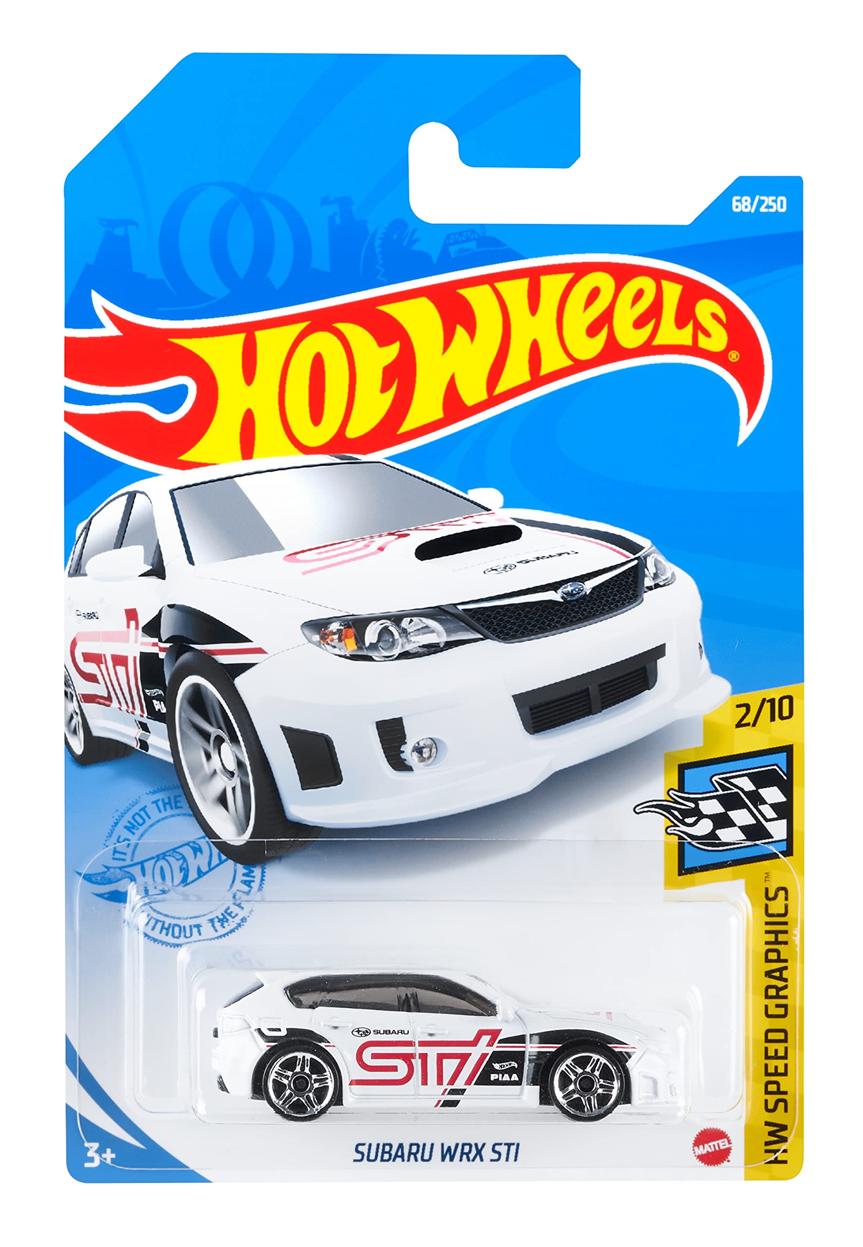 

Hot Wheels Базовая машина Subaru WRX STI HCM54 Белый белый