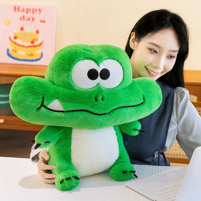 3550Cm Crocodile King Cartoon Doll Pillow Plush Toys Stuffed Animals Crocodile Plush Doll Sleep Pillow For Boys Birthday Gift