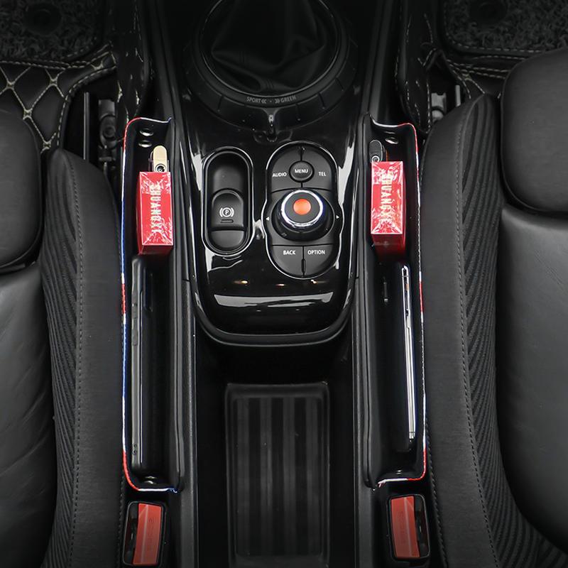 Car Seat Gap Anti-Leak Storage Bags Pocket For Mini Cooper F56 F55 F54 F60 R56 R56 R60 U25 Clubman Countryman Car Accessories
