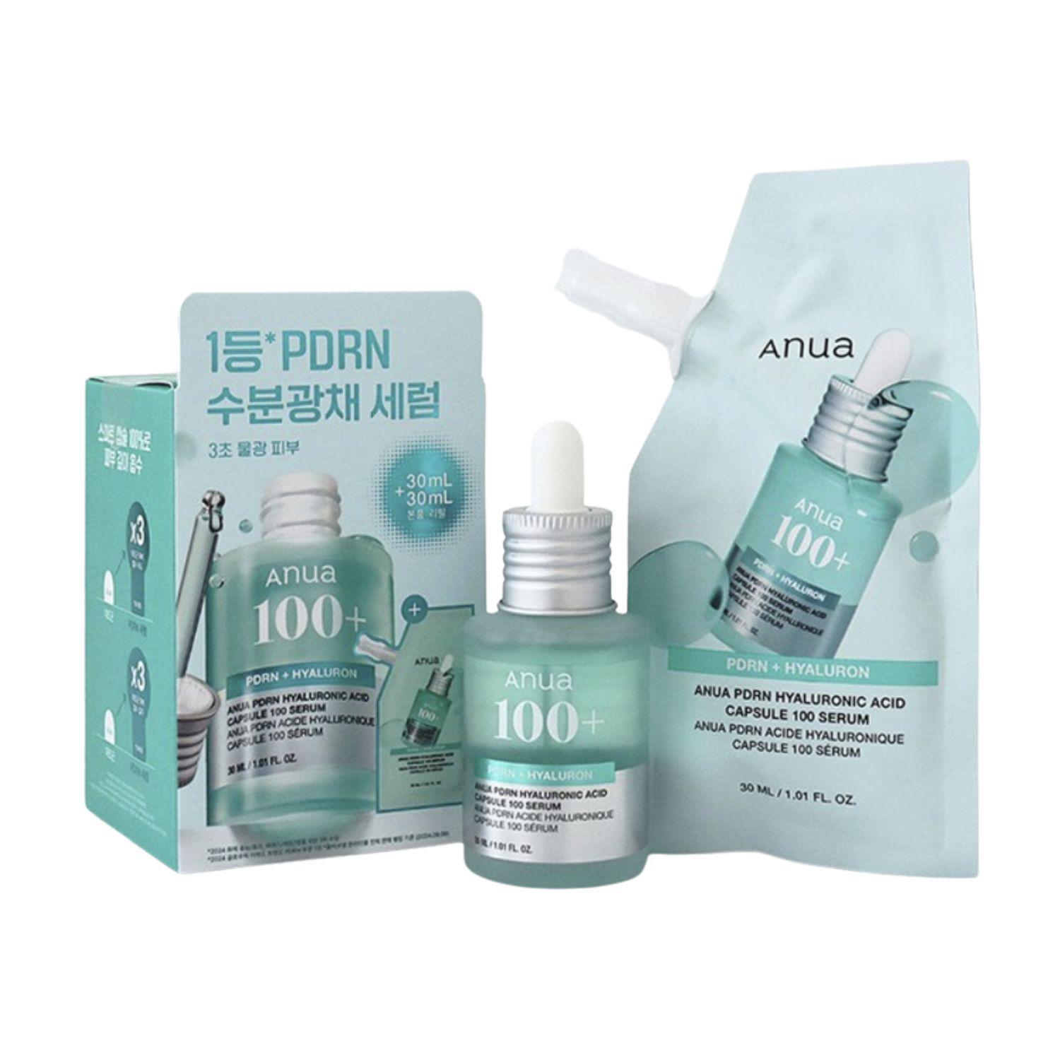 Anua PDN Hyaluronic Acid Capsule Serum Intensive Hydration & Barrier Repair 100ml + 30ml