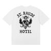 RHUDE Sunset Graphic T-Shirt Men Women Loose Fit Short Sleeve Tee Casual Streetwear