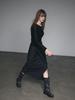 Geulouhaideu Okin Asymmetrical Maxi Long Skirt