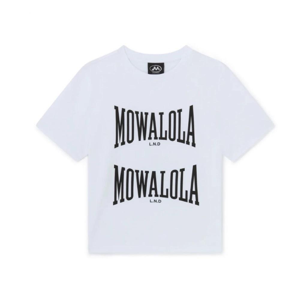 Mowalola White Double Sweat T-shirt slim opium yvl style visual department men and women the same style