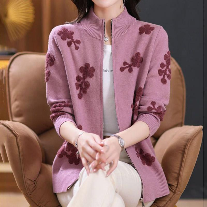 

Пальто для женщин Вязаный свитер Пальто Плюшевый Осень Зима Утолщенный флисовый свитшот Оверсайз Повседневный свитер с капюшоном на молнии Пальто XXXXXL