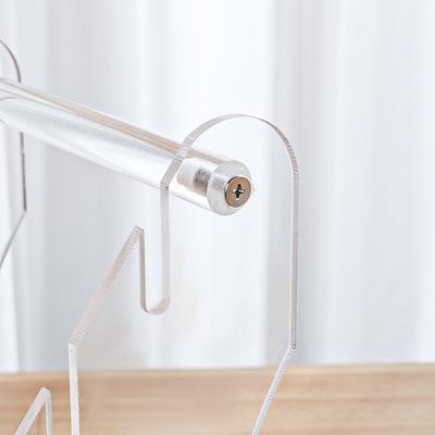 Transparent Acrylic Kitchen Stainless Steel Knife Kitchen Knife Storage Rack Fruit Folding Knife Holder Base