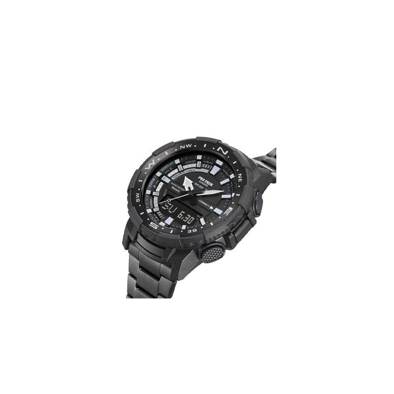 Casio CASIOPRO TREK Series-PRT Series Fashionable Outdoor Mountaineering Dual Display Waterproof and Shockproof Quartz Movement Resin PRT-B70YT-1JF