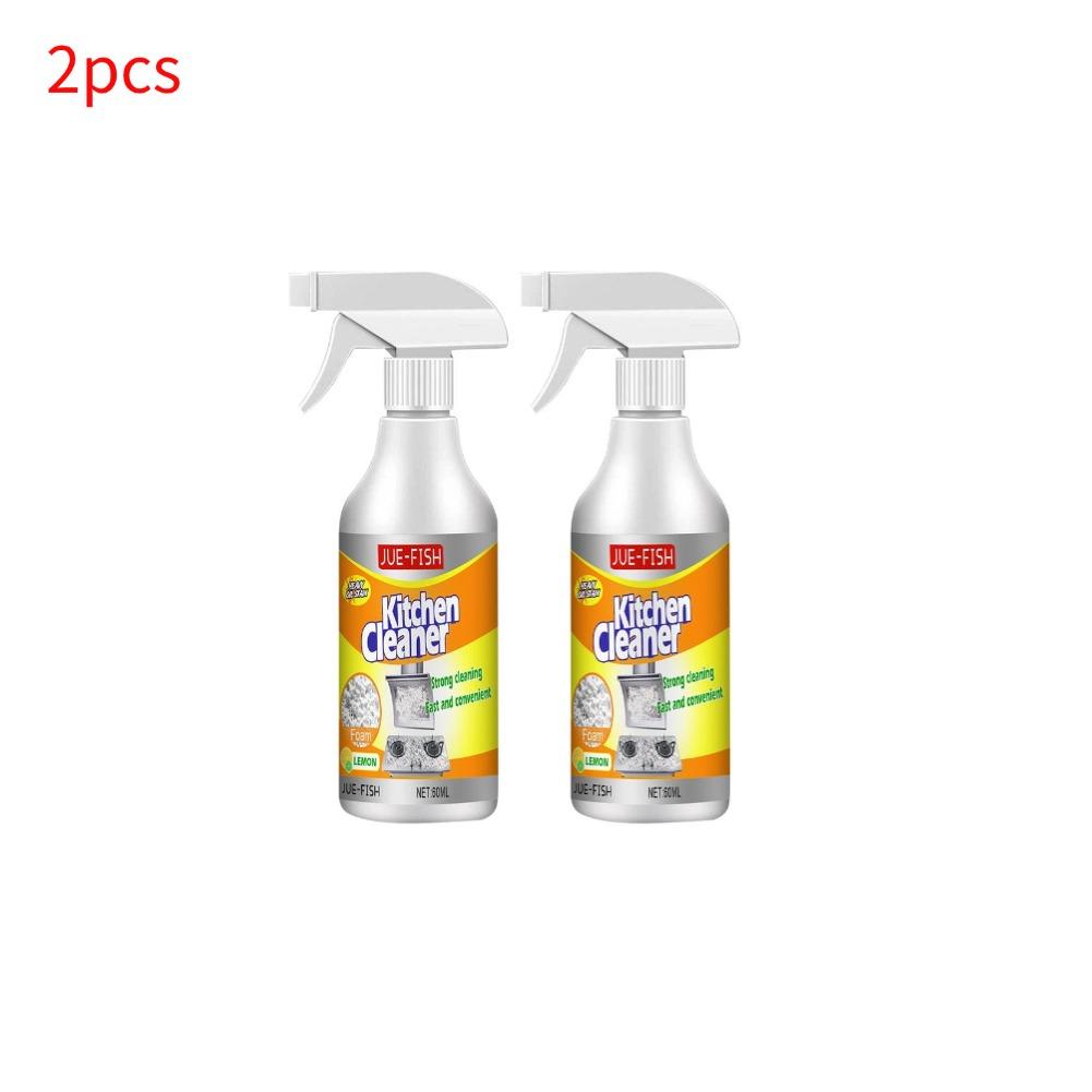 60ml Foam Cleaner Kitchen Grease Cleaner Stain Remover Cleaner Spray Magic Kitchen Degreaser Products Kitchenware Degreaser