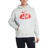 Nike Round Logo Print Drawstring Hoodie Men Tops Light-Grey DM5458-050