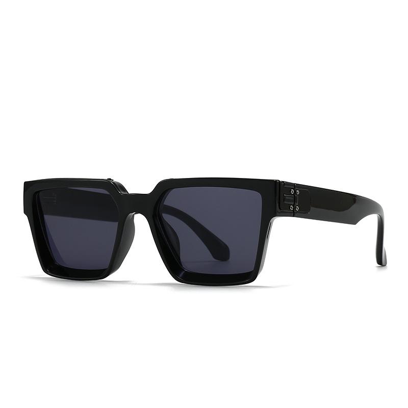 Retro Fashion Luxury Brand Square Sunglasses Unisex Vintage Oversized Shades Gradient Lens Sun Glasses For Men Women
