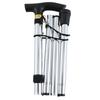 Ultra-Light Adjustable Folding Telescopic Aluminum Walking Stick - Non-Slip Hiking Trekking Pole