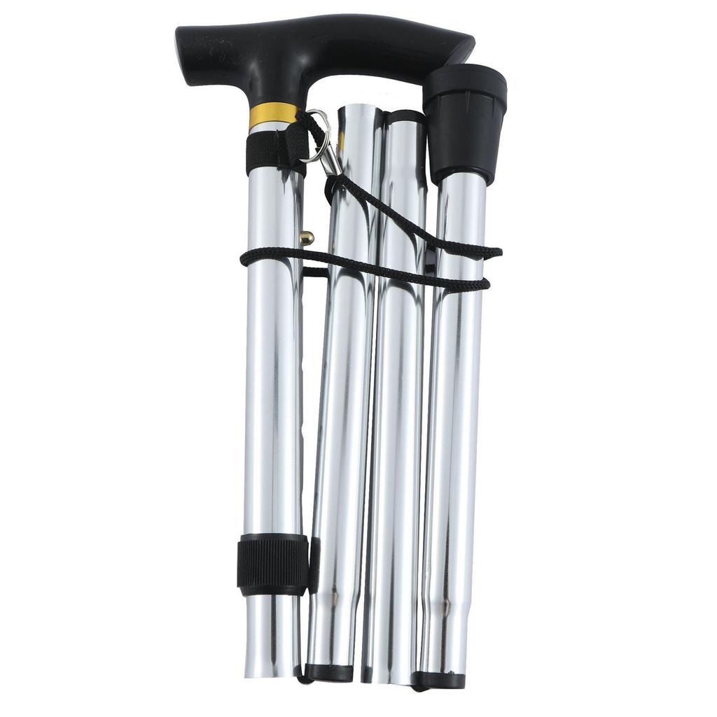 Ultra-Light Adjustable Folding Telescopic Aluminum Walking Stick - Non-Slip Hiking Trekking Pole