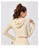 Antibacterial Bare Feel Sports Jacket - Long Sleeve, Zippered, Tight Fit for Yoga & Running, Spring/Autumn