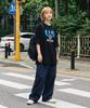 MODERMENT Real Overfit Football Short Sleeve T-Shirt [Black]