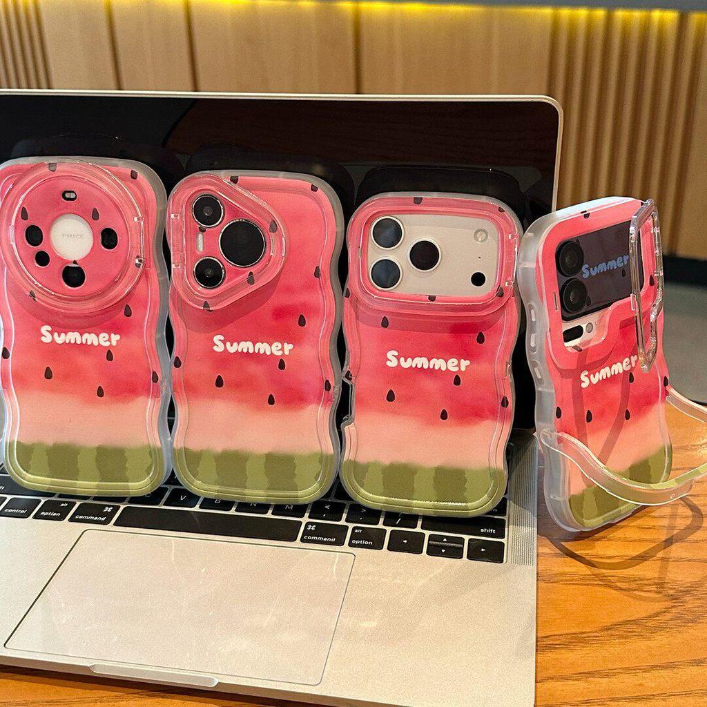 Watermelon iPhone 17 Pro Max Case: Sleek, Invisible Design for iPhone 14/13/12/11 with Stand Feature