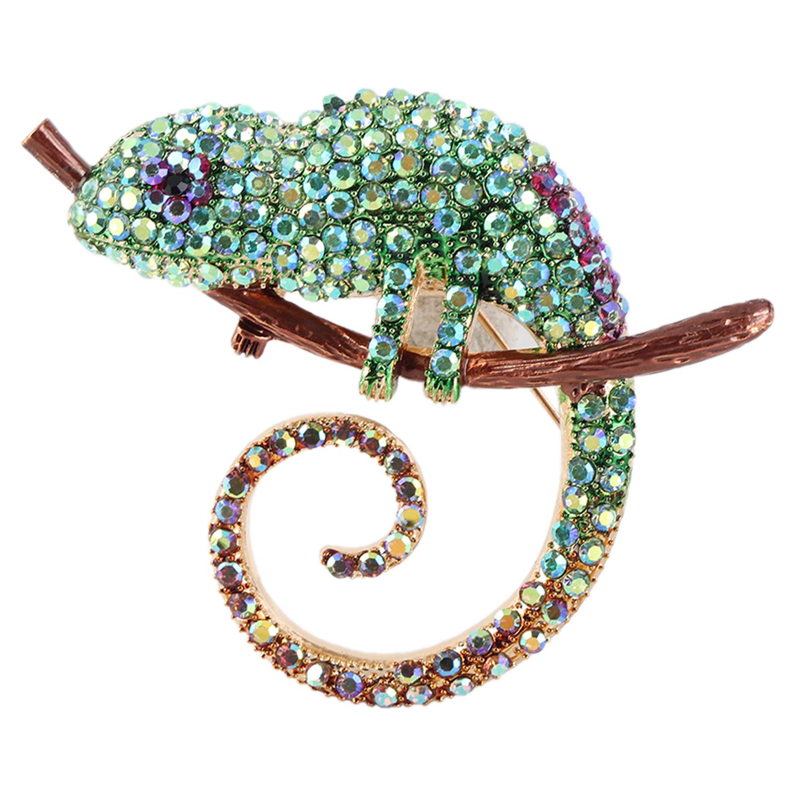 Брошь Модный дизайн Анол Внешний вид Тонкая работа Красивый внешний вид Легкий вес Булавка для броши Green